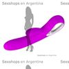 Vibrador con estimulador del clitoris y caga USB